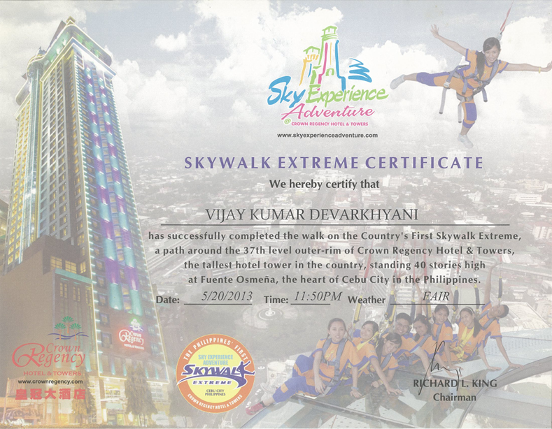 Country's First Skywalk Extreme